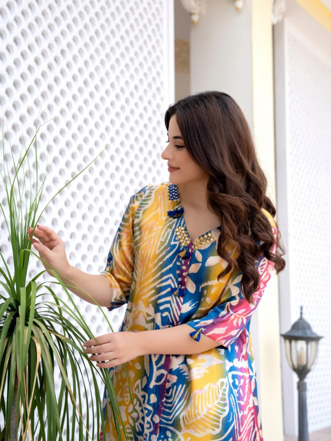 Multicolour Batik Print Co-ord Set