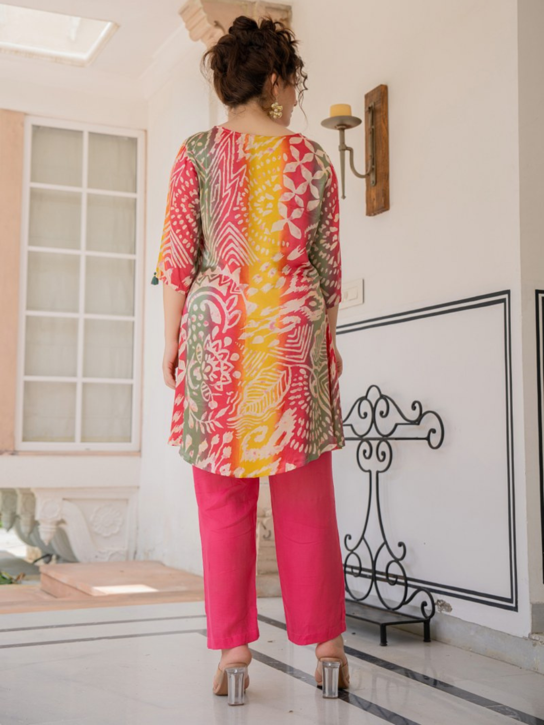 Multicolour Batik Print Co-ord Set
